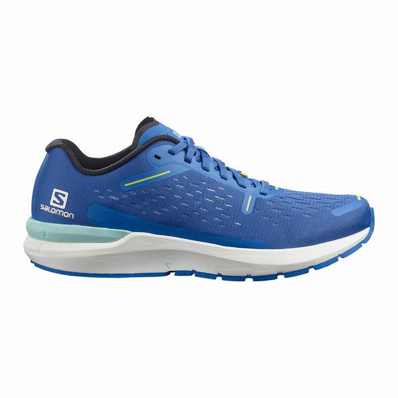 Salomon Singapore Mens Road Running Shoes - SONIC 4 BALANCE Blue/White | 86725-WPGK